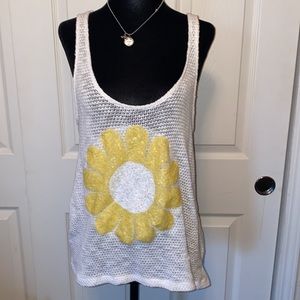 3/$25 Viola- Flower Tank Top